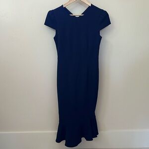Betsey Johnson Navy Midi Dress